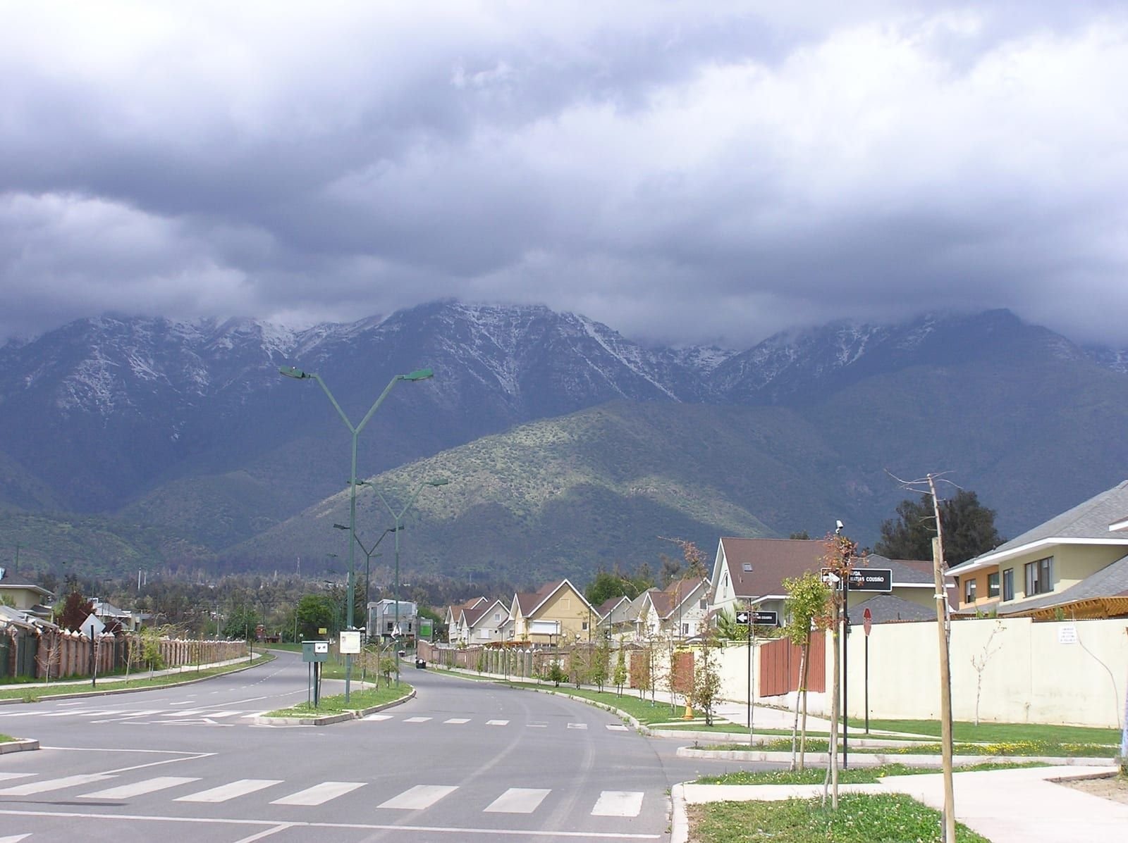Barrio residencial en Peñalolén
